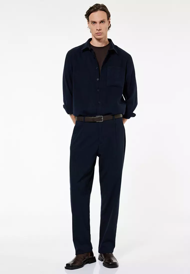 Regular Fit Buttoned Pocket Detailed Long Sleeve Shirt
