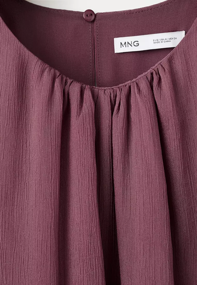 Ruffled Draped Dress