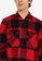 Only & Sons red Milo Check Overshirt 30845AAC576607GS_3