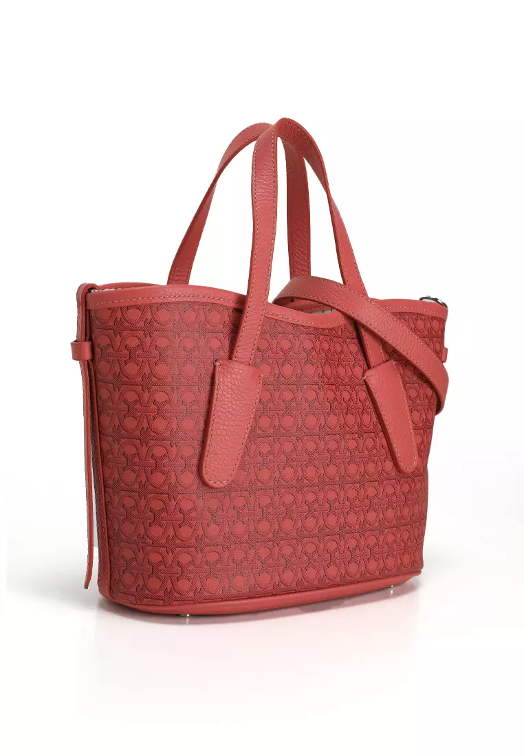 Never Without Bag 品牌印花塗層小型側孭袋