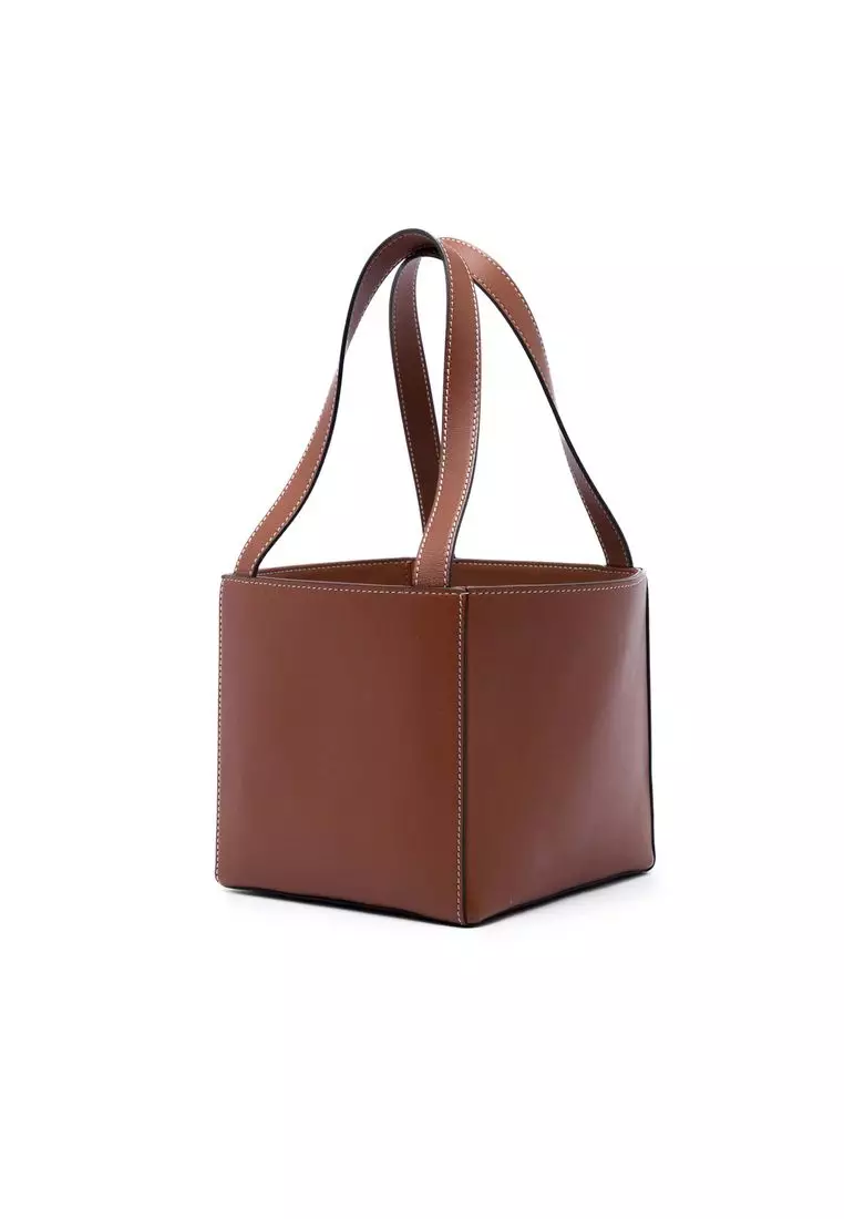 Pre-Loved Celine Calfskin Cuir Triomphe Cube Handbag