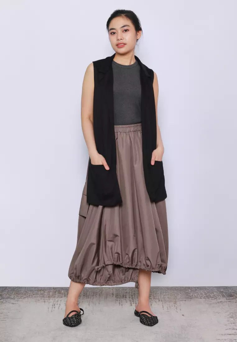 AVELINE Asymetry Balloon Skirt