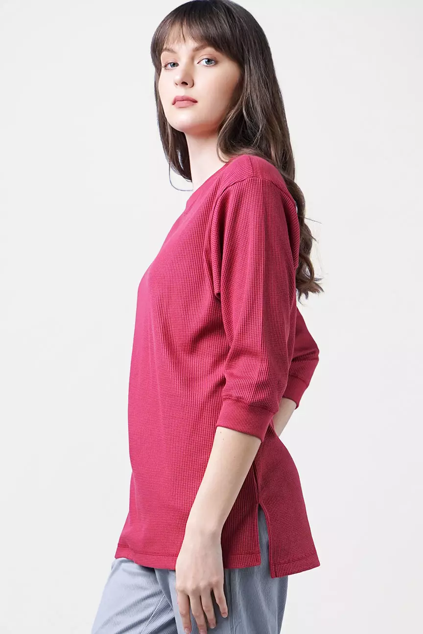 Sweater Wanita Minerva Earth Red Mineral Red