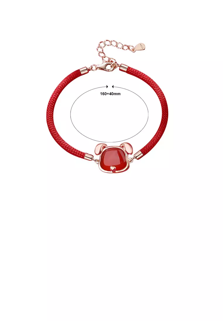 Buy Mooclife 925 Sterling Silver Plated Rose Gold Simple Vintage