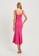 Chancery pink Marcia Midi Dress 976C7AA1808FFAGS_3