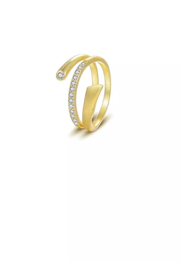 Gold silver ring design hot sale