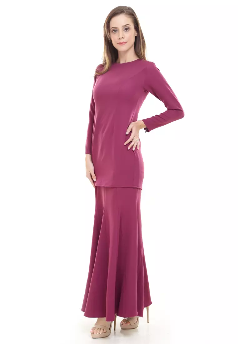 Rina Kurung in Magnate Purple
