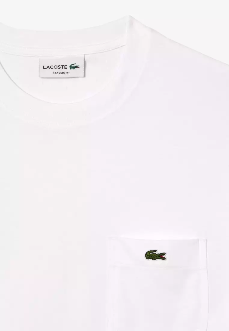 Cotton T-shirt with Breast Pocket