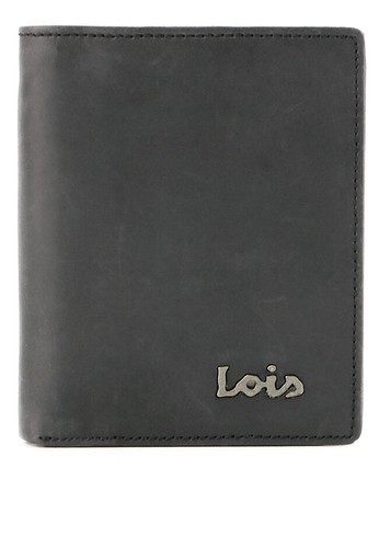 Lois Jeans black Leather Wallet LWBS122A 2DFB8AC2F567DBGS_1