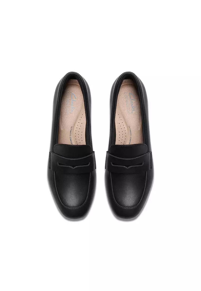 Womens Iridessa Sky Loafers - Black Leather