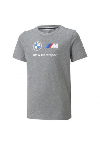 puma grey Unisex BMW M Motorsport Essentials Logo Youth Tee 6106FKA0E7A7C1GS_1