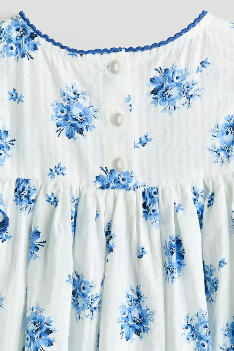 Cotton seersucker dress