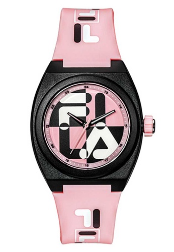 Fila Watches multi Fila White, Black and Pink Polyurethane Watch 3E75BACF696D5EGS_1