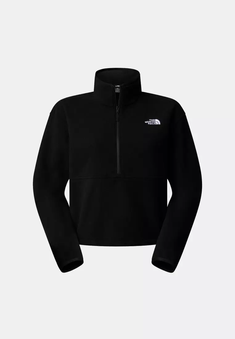 The North Face Women's Half Zip Short Fleece - Black