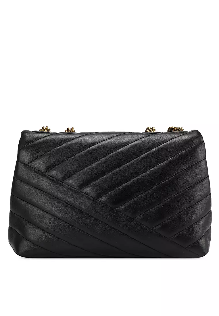 Kira chevron quilted leather shoulder bag clearance