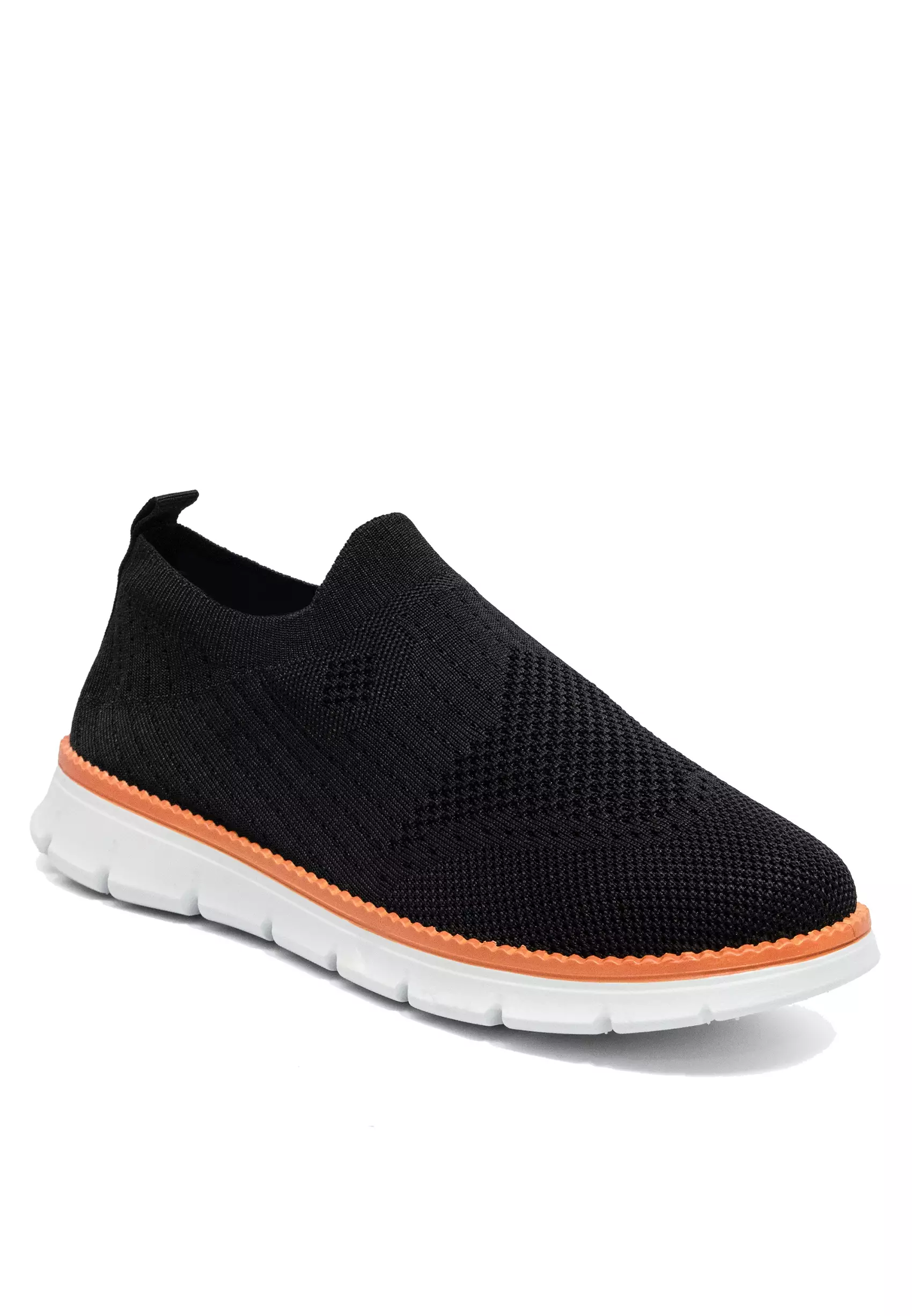 Dr. Kevin Sepatu Sport Pria Men Sneakers Sekolah Flyknit Non Tali Slip On 889-080
