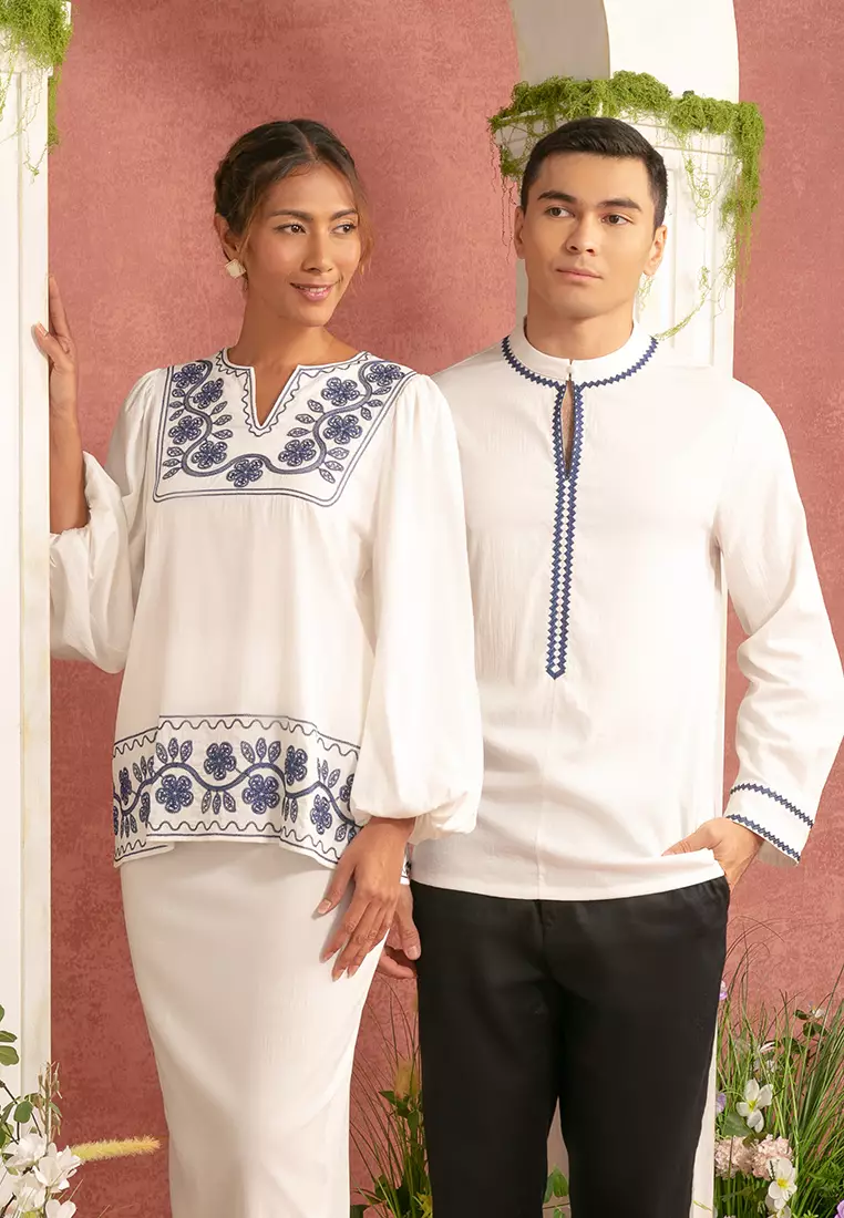 Men’s Collar Embroidered Shirt