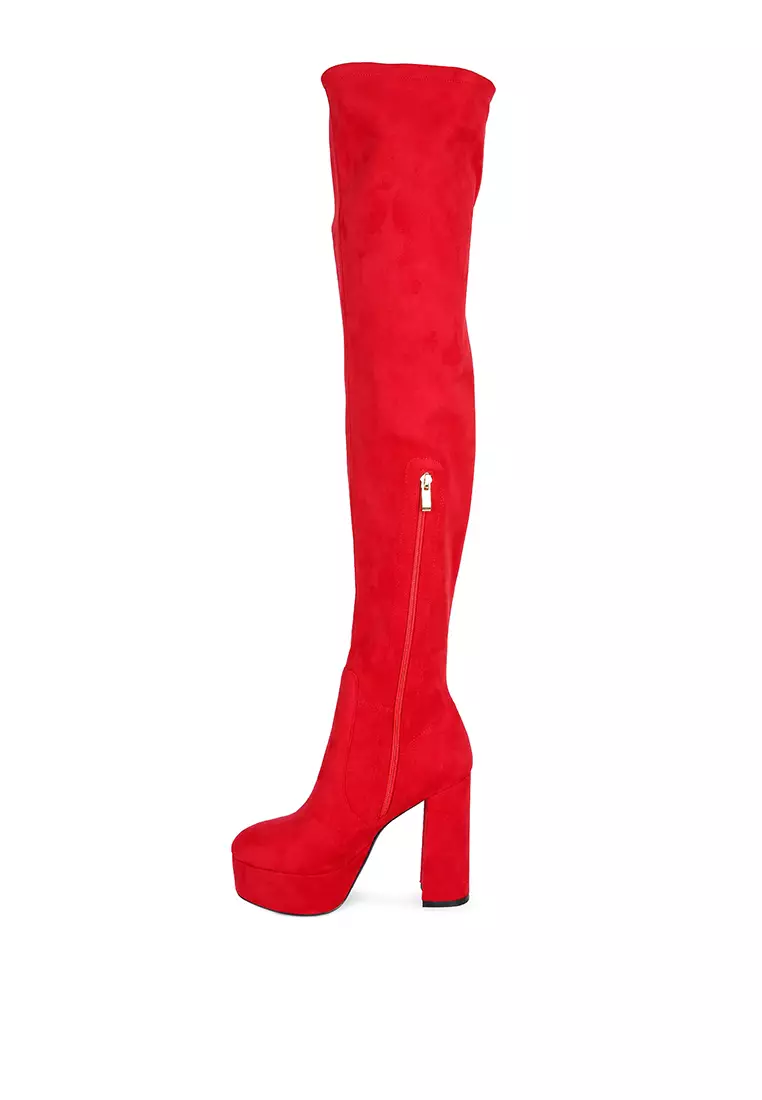 Thigh high boots sa top