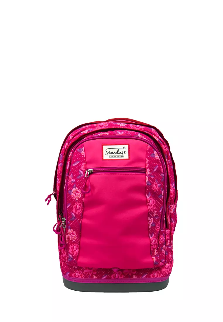 Stardust 2in1 Backpack and Trolley -  Pink Flower