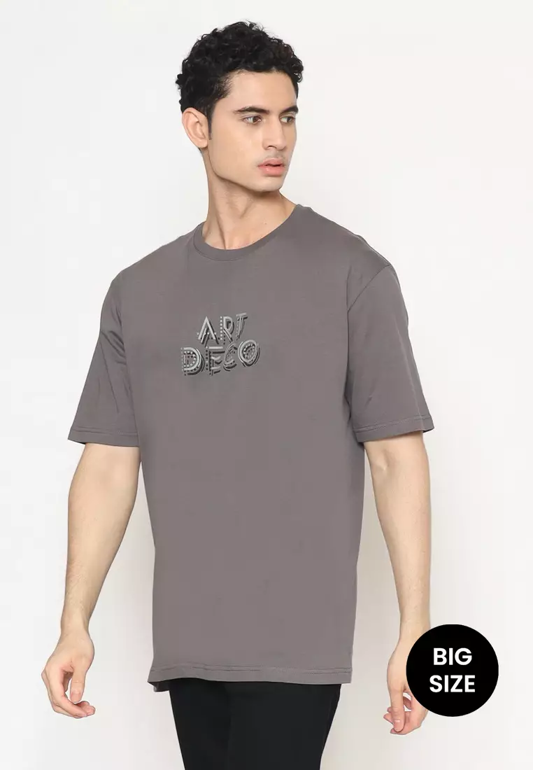 POLICE T-Shirt Cotton Combed Big Size Pria 2078280141