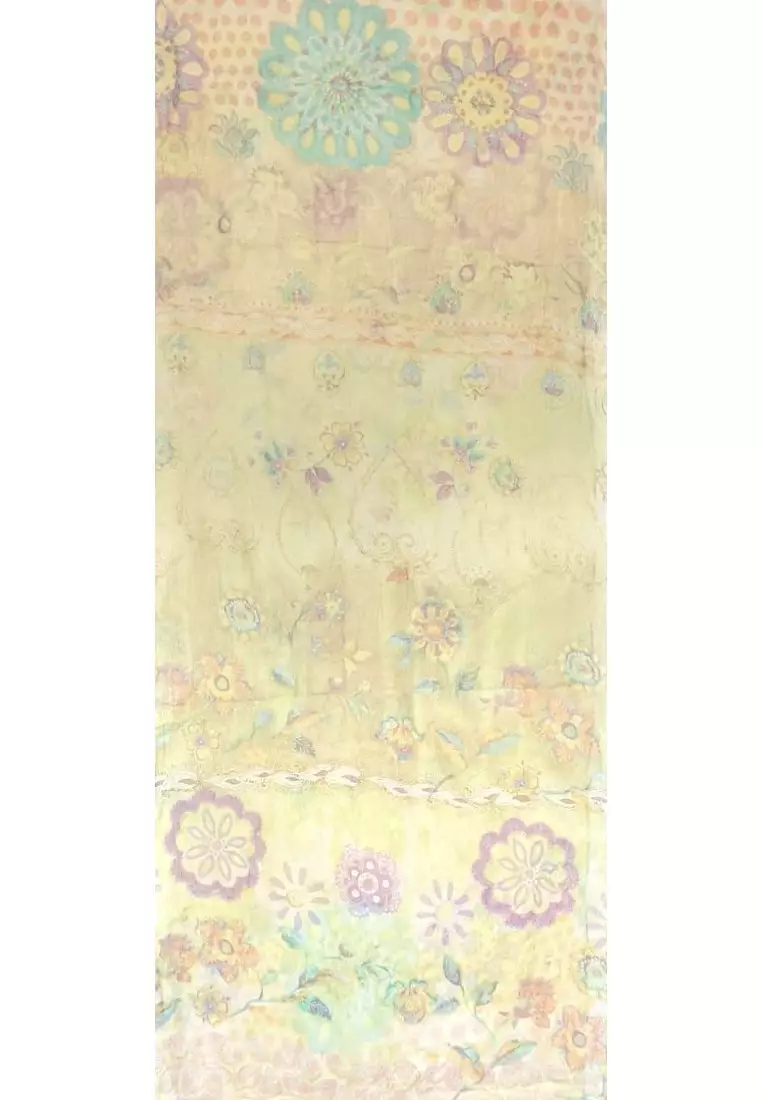 Elegant Printed Polyester Chiffon Scarf