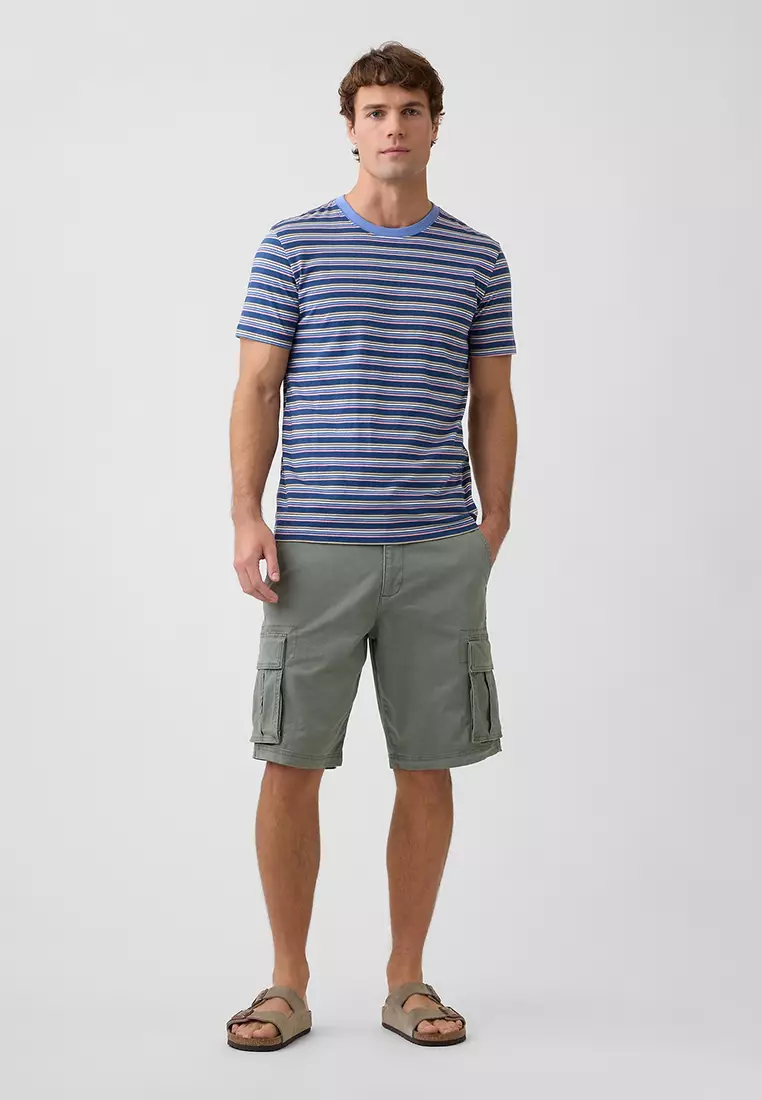 Everyday Soft Stripe Crew Neck T-Shirt