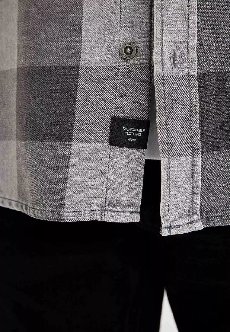 Cotton Checkered Shirt