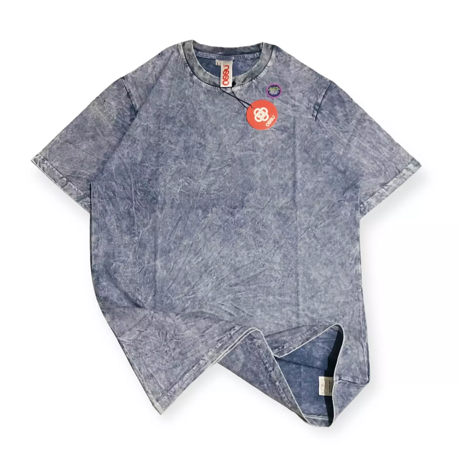 Ossu Basic Blue Sand Washing Tshirt