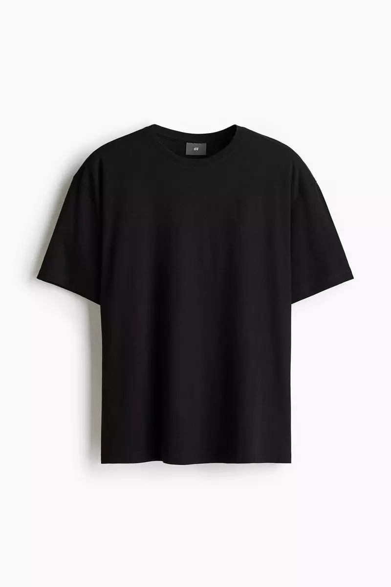 Linen-blend pyjama T-shirt and shorts
