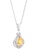 LITZ white LITZ 18K White Gold Diamond Pendant With Necklace WC693DP373 2F16FACA211BA3GS_2