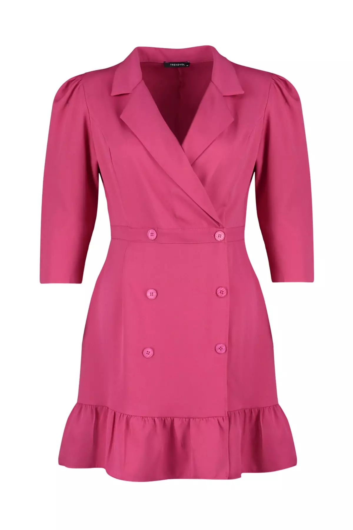 Plus Size Woven Jacket Dress