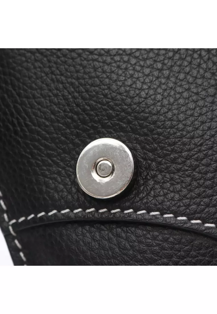 Pre-Loved Christian Dior saddle Shoulder bag leather black
