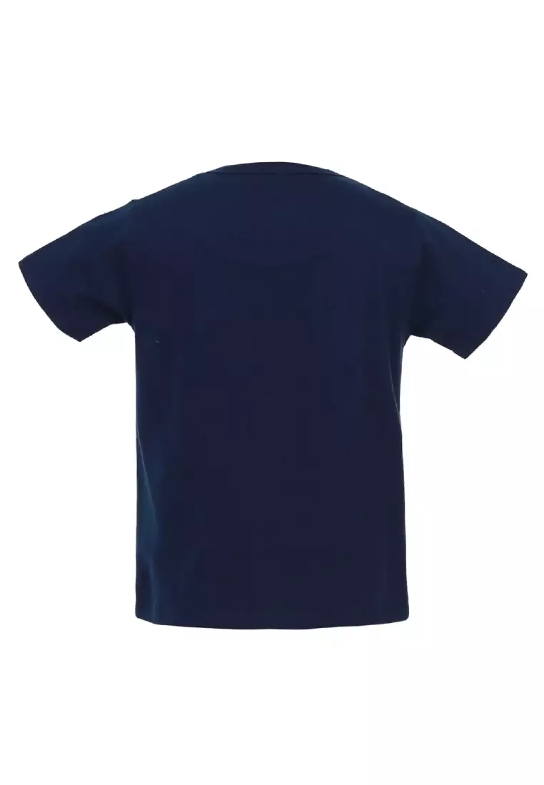 Mateo Kaos Polo Anak Laki-laki Lengan Stick Balik Childrens Tshirt Polos Material Cotton ORIGINAL - Navy