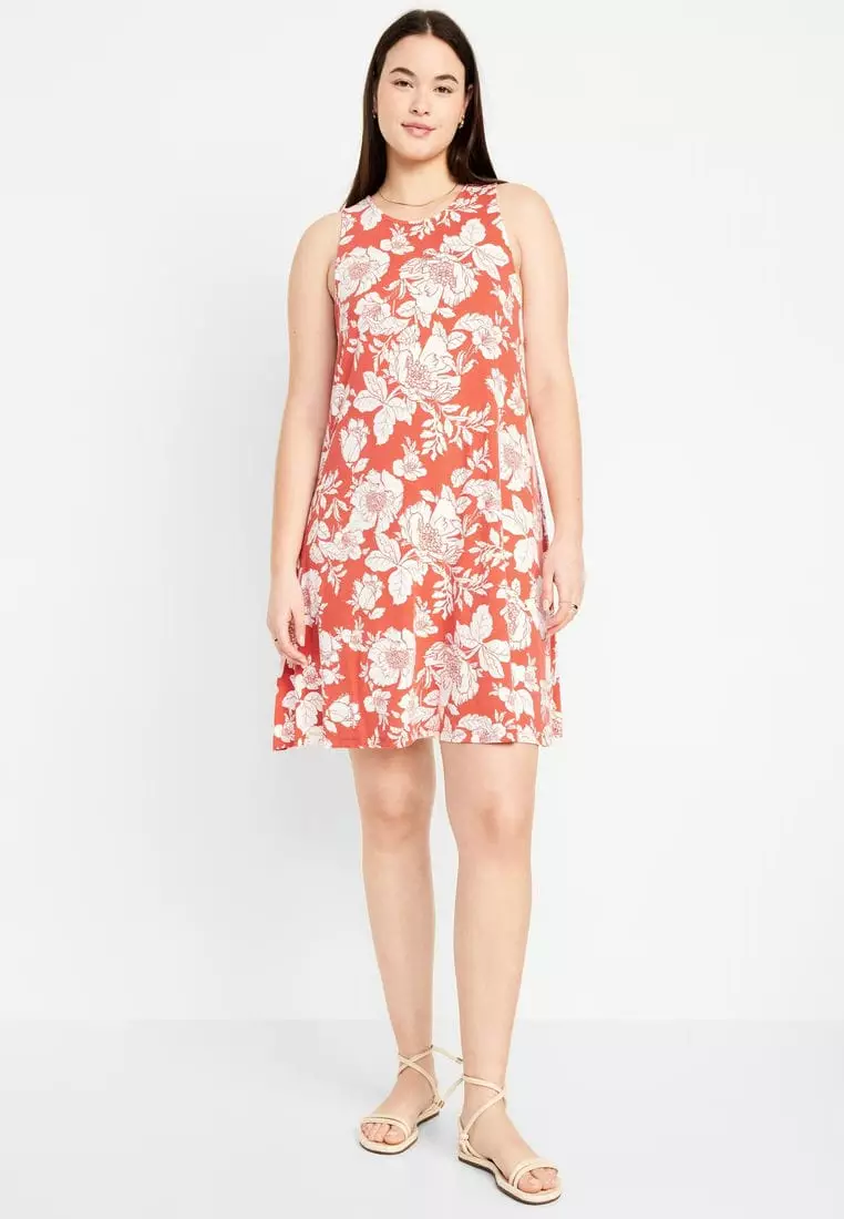 Sleeveless Mini Swing Dress