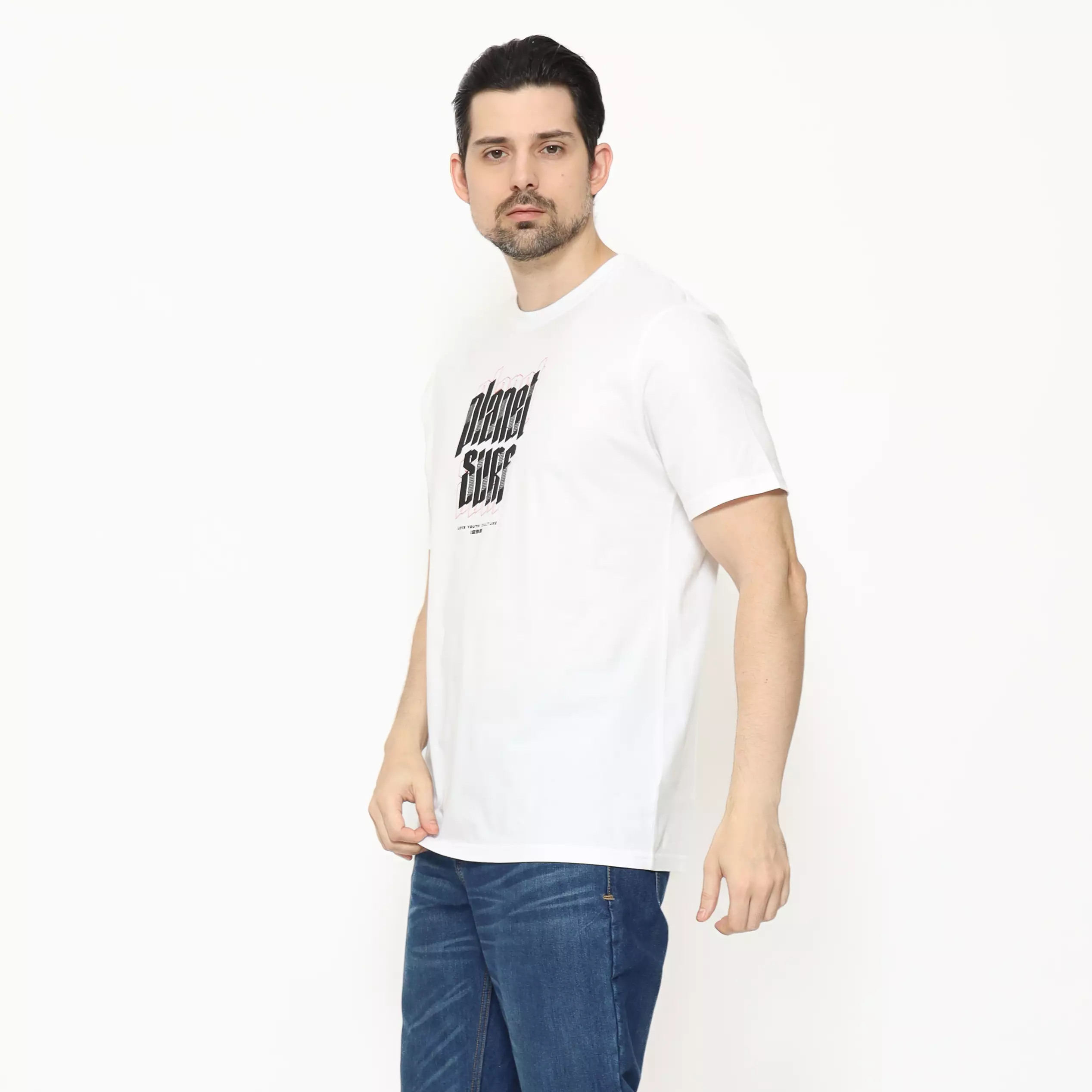 Planet Surf Clothing Kaos lengan pendek Pria Millie  Planet Surf