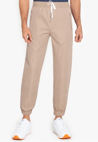 Buy Zalora Basics Front Zip Hem Pants 2021 Online Zalora Singapore