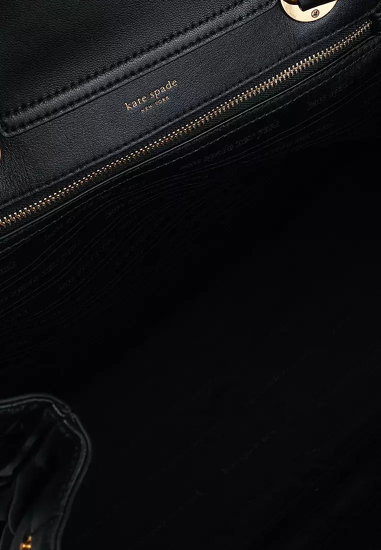 Evelyn Quilted Medium Convertible Tote Bag (cv)