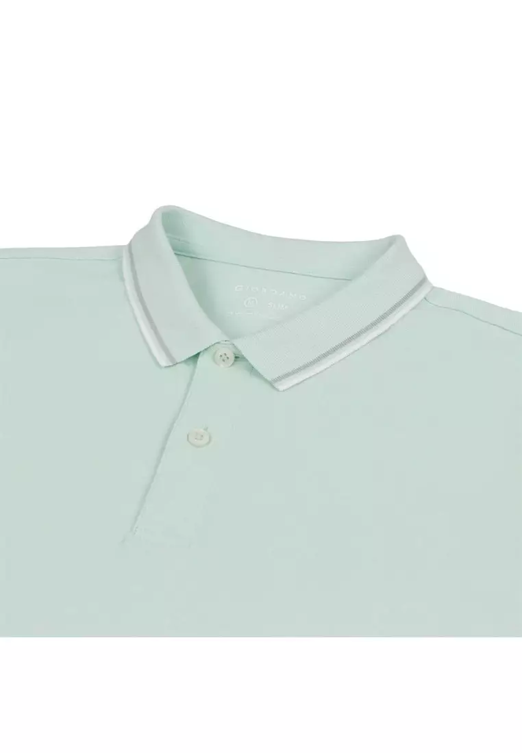 Men's Cotton Lycra Short Sleeve Slim Polo 01015018