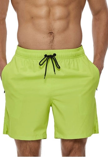 Twenty Eight Shoes green VANSA Men's Solid Color Quarter Beach Pants VPM-SwES4 0349BUS30A8BA4GS_1
