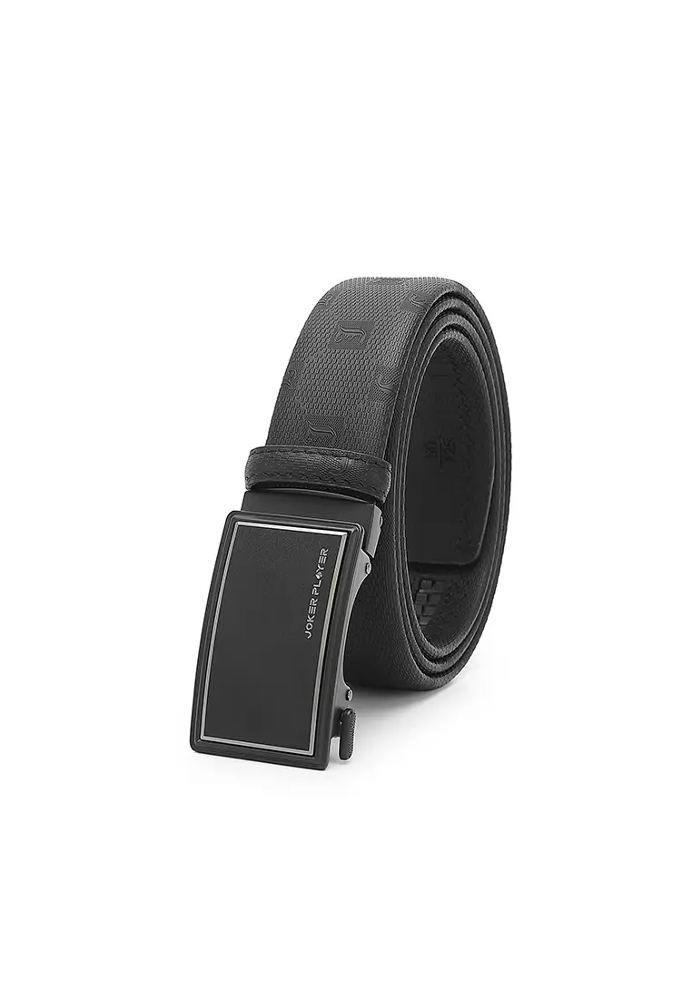 Gift Set - Leather RFID Wallet + 35mm Automatic Buckle Belt (禮盒 - 皮具錢包 + 腰帶) - 黑色