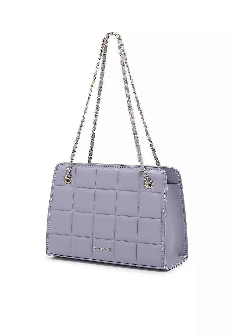 Women's Top Handle Bag / Sling Bag / Crossbody Bag - Purple