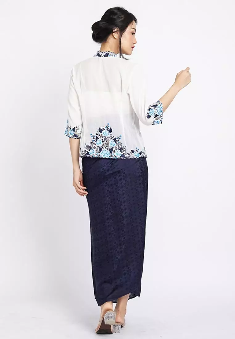 Kebaya Encim Rose Hand Made Embroidery