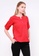 NE Double S red Ne Double S-Y -Neckline with Chinese Knot Button Blouse 9CD66AA9DB8D46GS_2