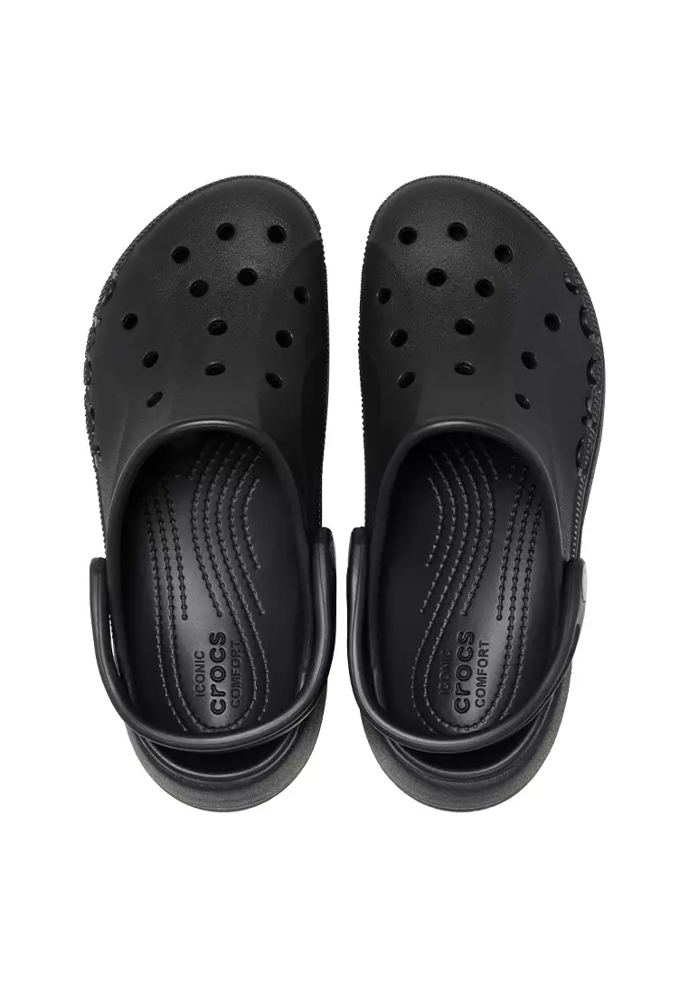 Crocs Women Baya Platform Clog - Black