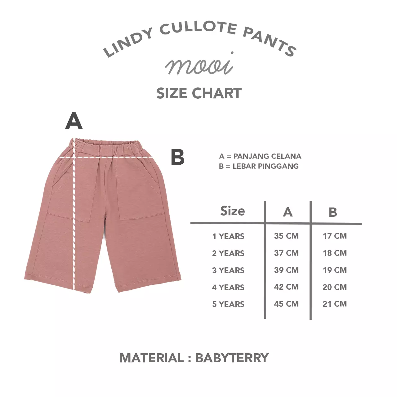 Mooi Celana Panjang Anak Perempuan Lindy Cullotes Pants - Forest Green