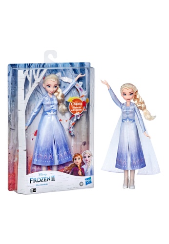 Buy Hasbro Disney Frozen Singing Elsa Fashion Doll With Music Wearing Blue Dress Inspired By Disney Frozen 2 Toy For Kids 3 Years And Up 2021 Online Zalora Singapore