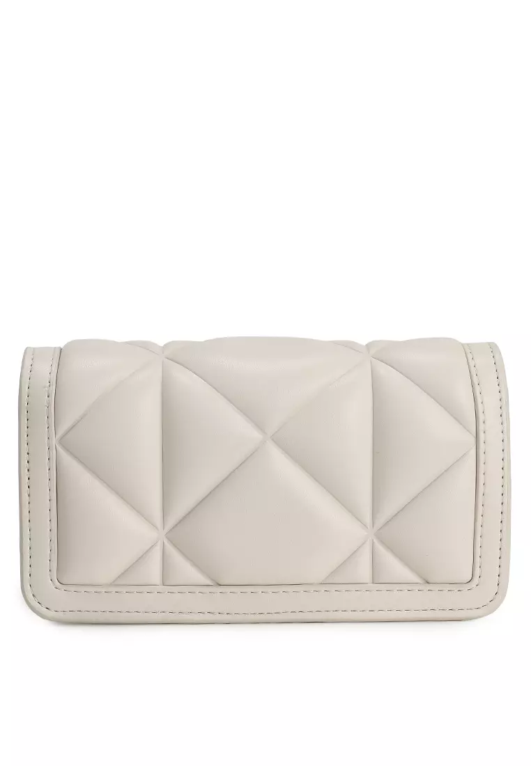 Quilted Embossed Crossbody Bag (nt)