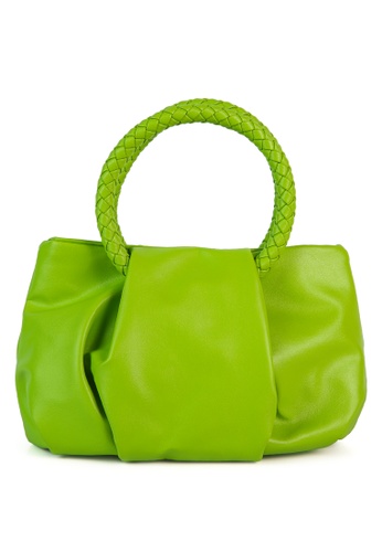London Rag green Faux Leather Soft Handbag in Lime Green C0EFDAC25FE6C3GS_1