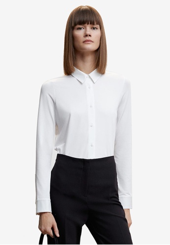 Buy Mango Buttoned Flowy Shirt 2023 Online | ZALORA Singapore