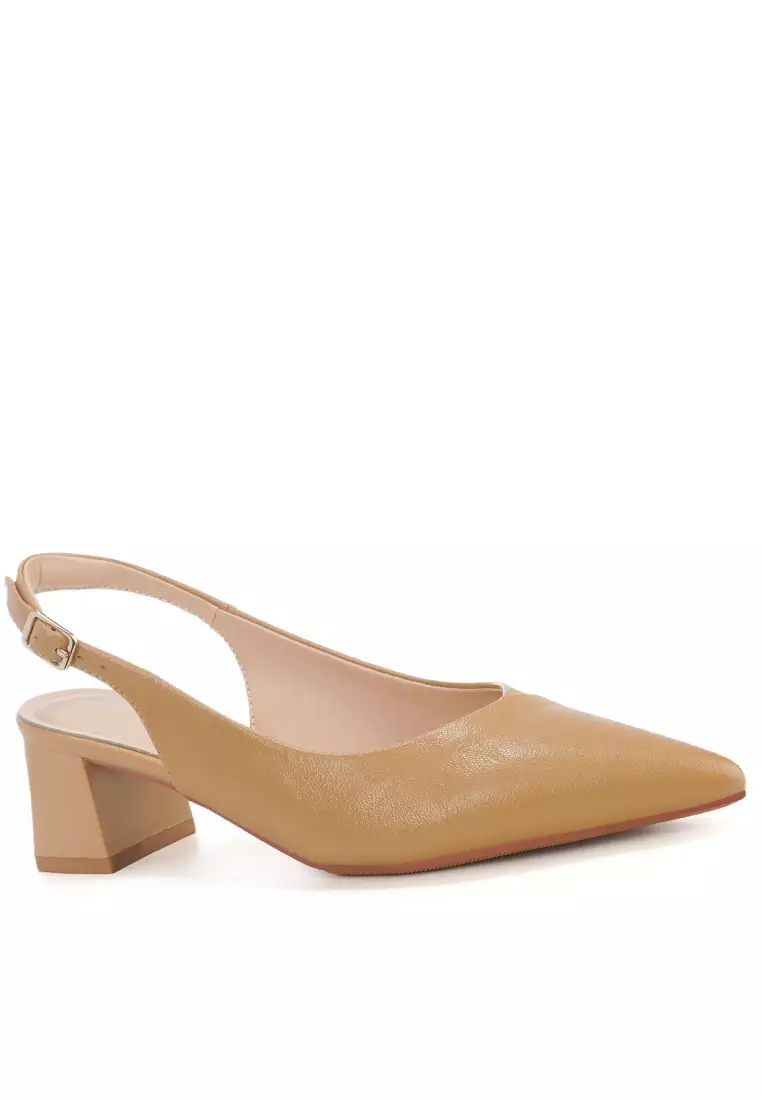 Twenty Eight Shoes 4.5CM Microfiber Leather Slingback Mid Heel BY2050-36